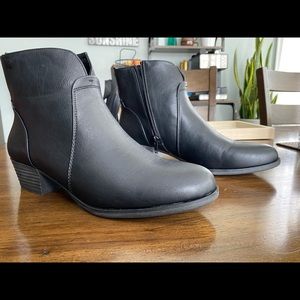 Black ankle boots